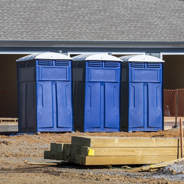 what is the maximum capacity for a single porta potty in Fairlawn